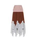 Loewe Patchwork Cotton-blend Midi Skirt