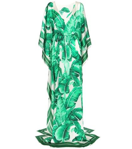Dolce & Gabbana Printed Silk Kaftan