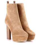 Simone Rocha Vika 95 Suede Plateau Ankle Boots