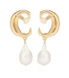 Helmut Lang Darcey Pearl Earrings