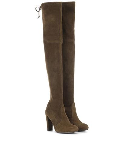 Kenzo Highland Suede Over-the-knee Boots