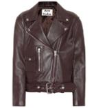 Acne Studios Boxy Biker Leather Jacket