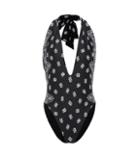 Saint Laurent Bandana Halter Swimsuit