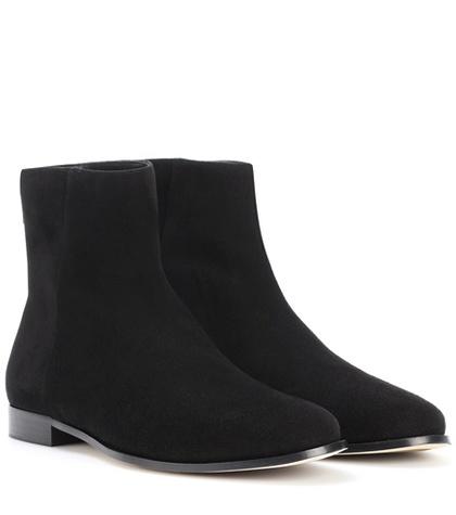 Jimmy Choo Duke Flat Suede Ankle Boots