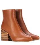 Gabriela Hearst Tito Leather Ankle Boots