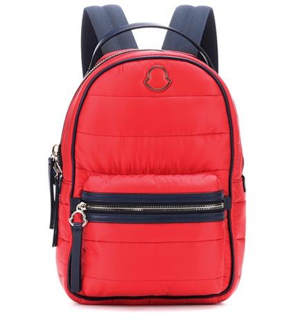Simone Rocha Georgette Leather-trimmed Backpack