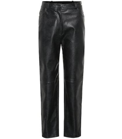 Stella Mccartney Faux Leather High-rise Pants