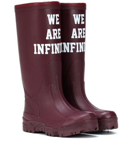 Jimmy Choo Printed Rubber Boots