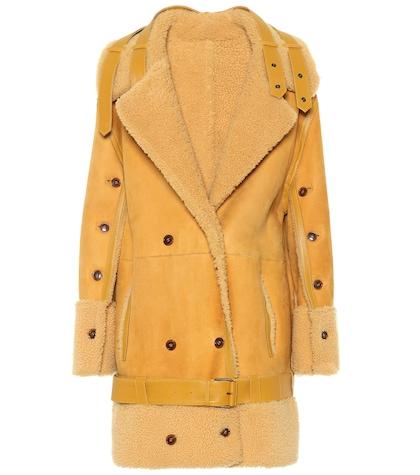 Nanushka Venus Reversible Shearling Coat