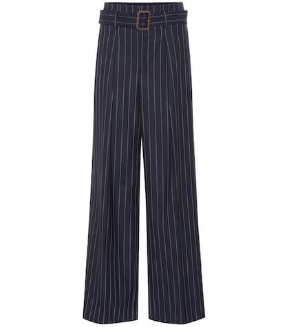 Polo Ralph Lauren Pinstripe Wide-leg Wool Pants