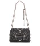 Jimmy Choo Lockett Petite Embellished Leather Shoulder Bag