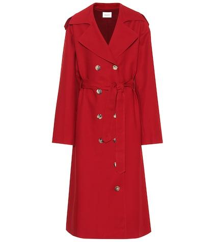 Khaite Lauren Cotton Trench Coat