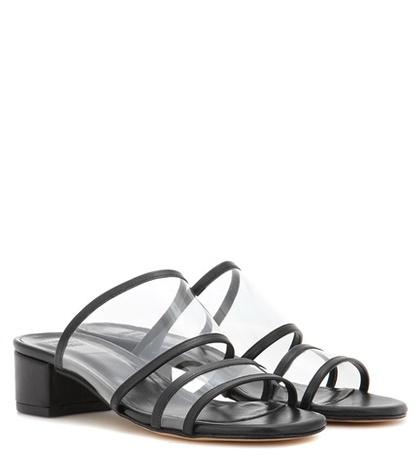 Maryam Nassir Zadeh Martina Leather Slip-on Sandals