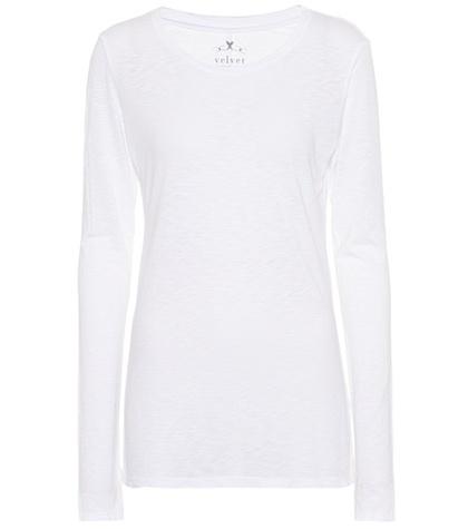 Velvet Giana Cotton-blend Top