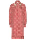 Fendi Printed Silk-twill Shirt Dress