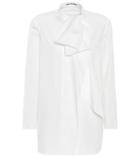 Maison Margiela Bianca Cotton Poplin Top