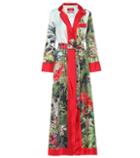Chlo Roda Printed Silk Shirt Dress