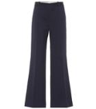 See By Chlo Flared Cotton-blend Pants