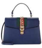 Gucci Sylvie Embellished Leather Tote