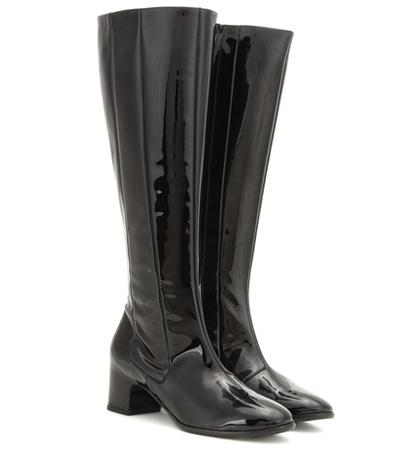 Balenciaga Patent Leather Knee-high Boots