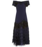 Proenza Schouler Lace-trimmed Crêpe Dress