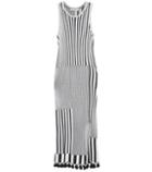 Altuzarra Lutetia Striped Knit Midi Dress