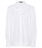 Alexachung Ruffle-trimmed Cotton Shirt