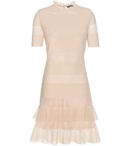 Alexander Mcqueen Silk-blend Dress