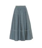 Bottega Veneta Cotton And Silk Midi Skirt