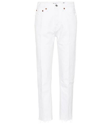 Nicholas Kirkwood Stovepipe High-waisted Jeans