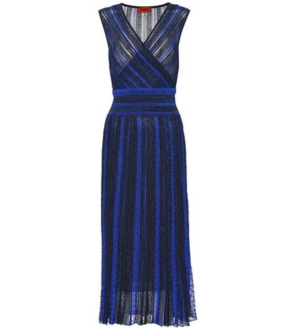 Missoni Knitted Silk-blend Midi Dress