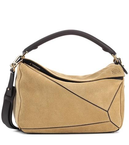 Miu Miu Puzzle Suede Shoulder Bag