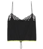 Chlo Lace-trimmed Crop Top