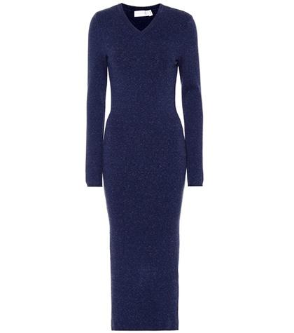 Victoria Beckham Wool-blend Midi Dress