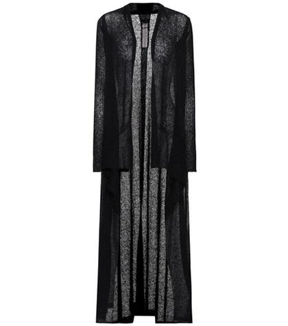 Rick Owens Long Alpaca-blend Cardigan