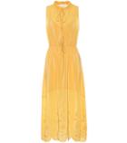 Burberry Sleeveless Silk-blend Dress