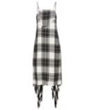 Public School Lilu Check Wool-blend Dress