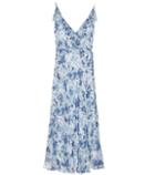 Polo Ralph Lauren Floral-printed Silk Midi Dress