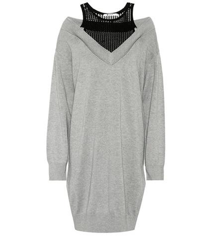 T By Alexander Wang Cotton-blend Dress
