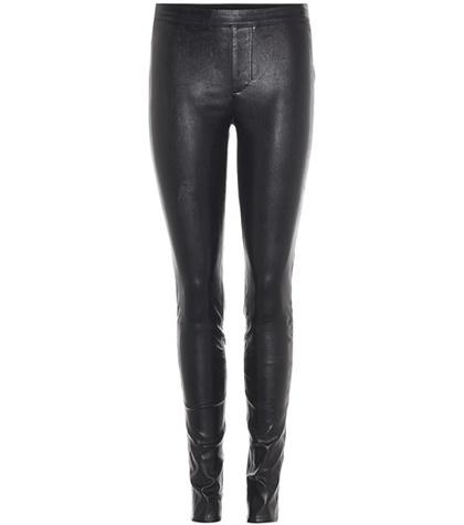 Diane Von Furstenberg Leather Trousers