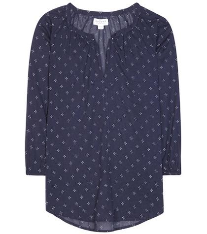 Velvet Berlina Printed Cotton Blouse