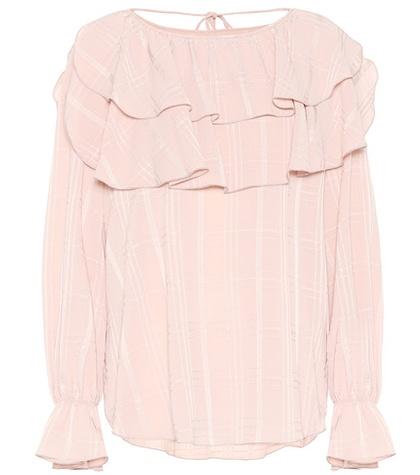 See By Chlo Jacquard Crêpe Blouse