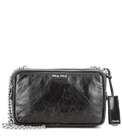 Miu Miu Patent Leather Shoulder Bag