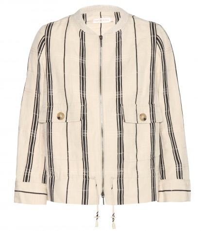 Tory Burch Debbie Striped Jacket