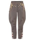 Dolce & Gabbana Embellished Cotton Trousers