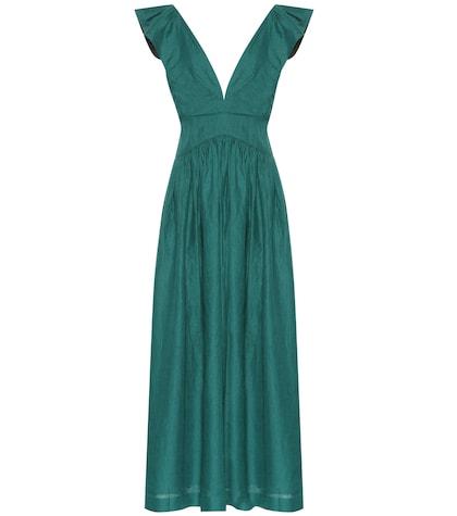 Bottega Veneta Persephone Linen Maxi Dress