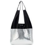Paco Rabanne Section Belted Shopper Leather Tote