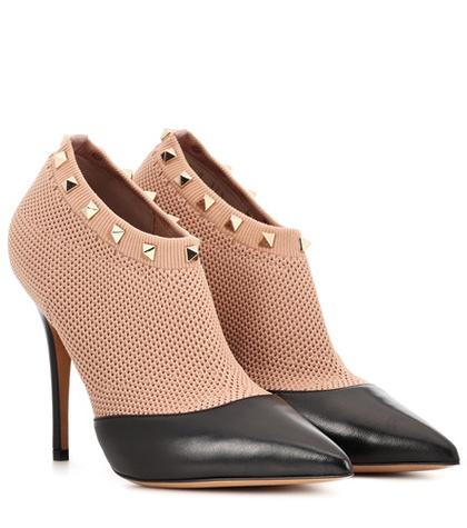 Salvatore Ferragamo Valentino Garavani Rockstud Ankle Boots