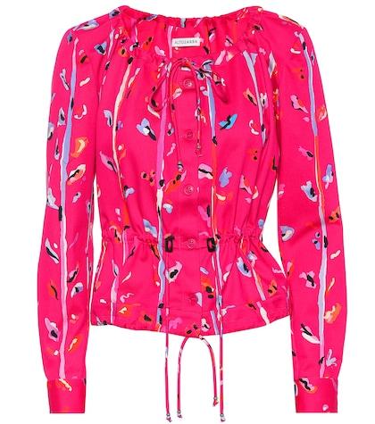Altuzarra Agata Printed Stretch Cotton Jacket