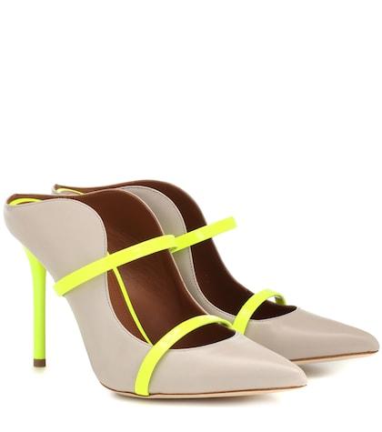 Fendi Maureen 100 Leather Mules